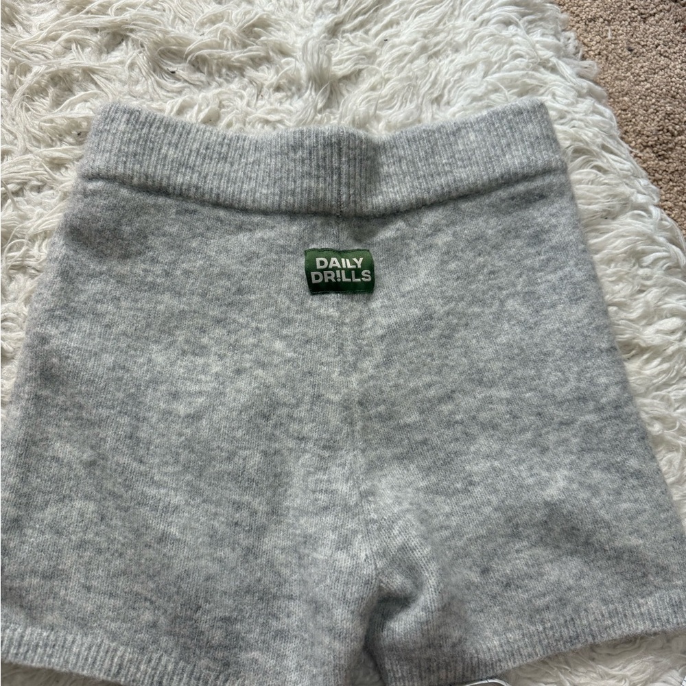 Daily Drills Gray Knit shorts